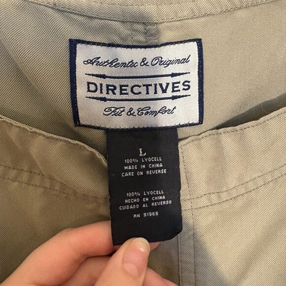 90s Vintage Directives Overall Dress in Washed Green - Size Large - Picture 3 of 5